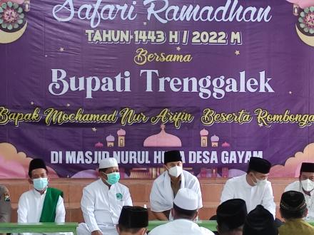 SAFARI RAMADHAN BERSAMA BUPATI TRENGGALEK